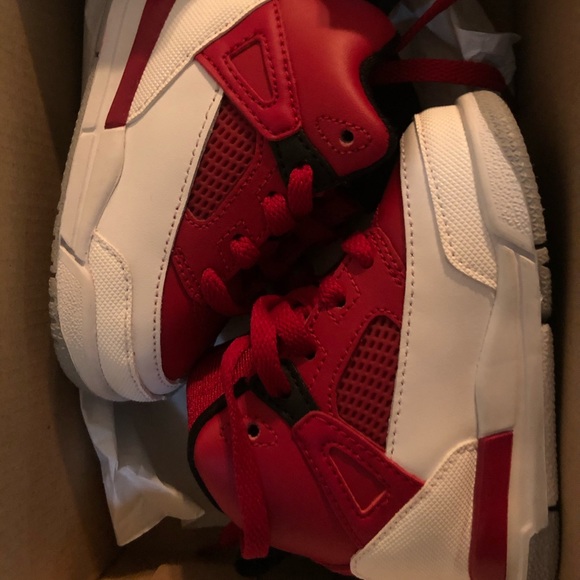 baby jordans red